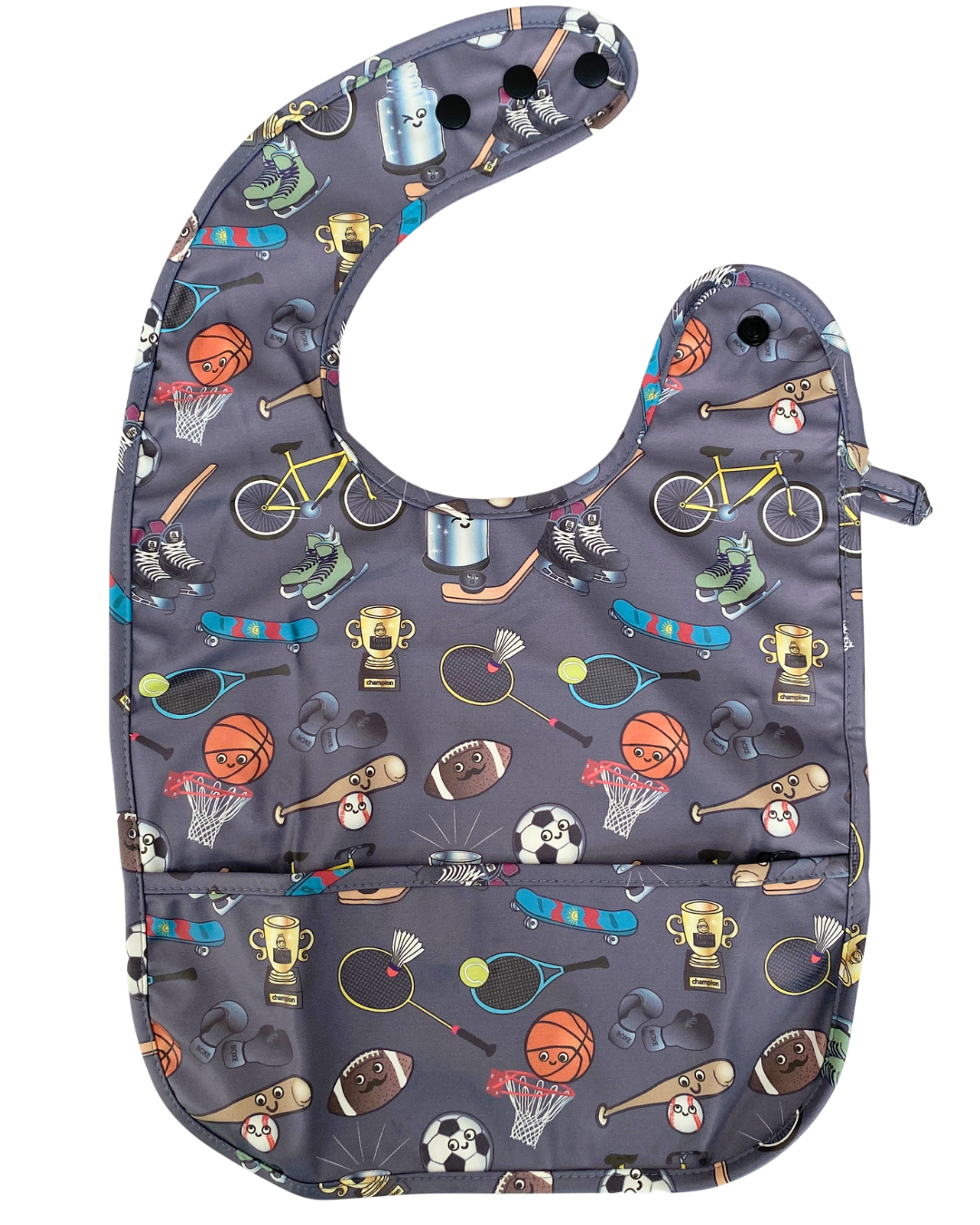 Bavette imperméable avec poche : Adepte de sport