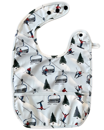 Waterproof bib with pocket: Professional Ski