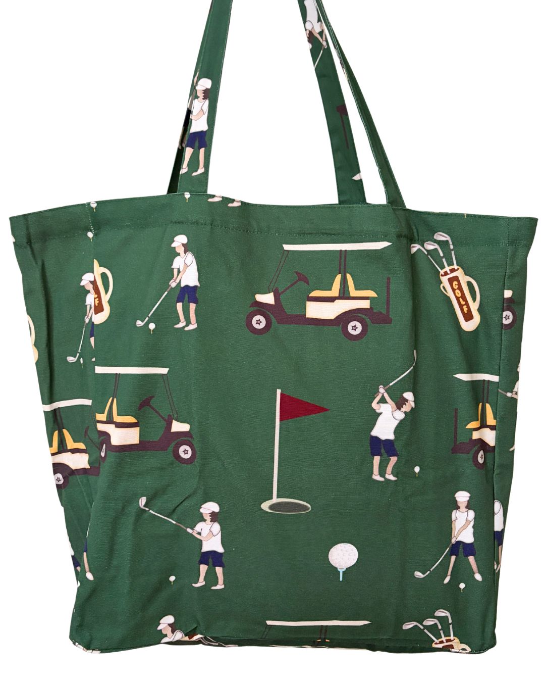Sac réutilisable illustré : Passion golf