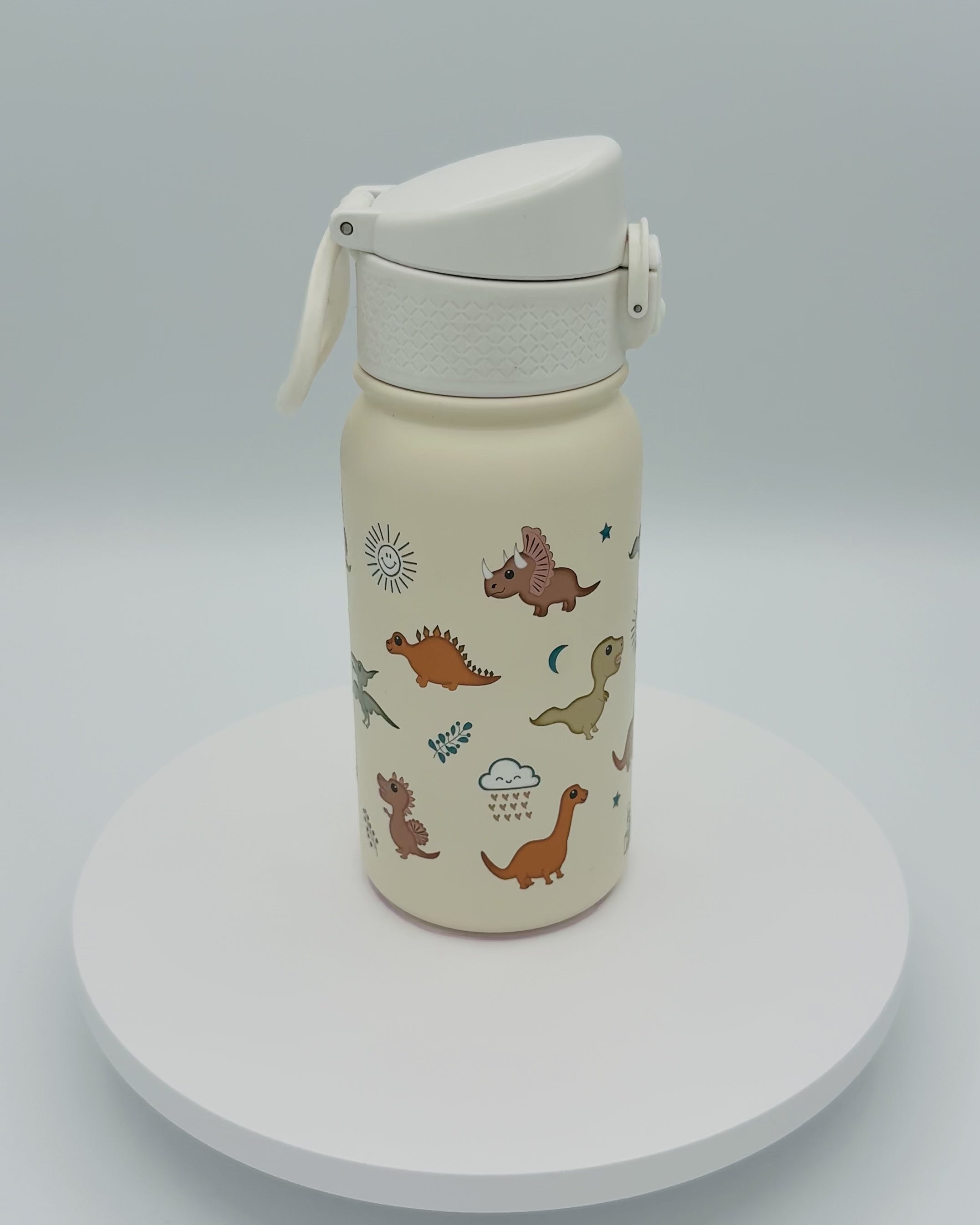 Children's 350 ml Water Bottle - Adorable Dinosaurs