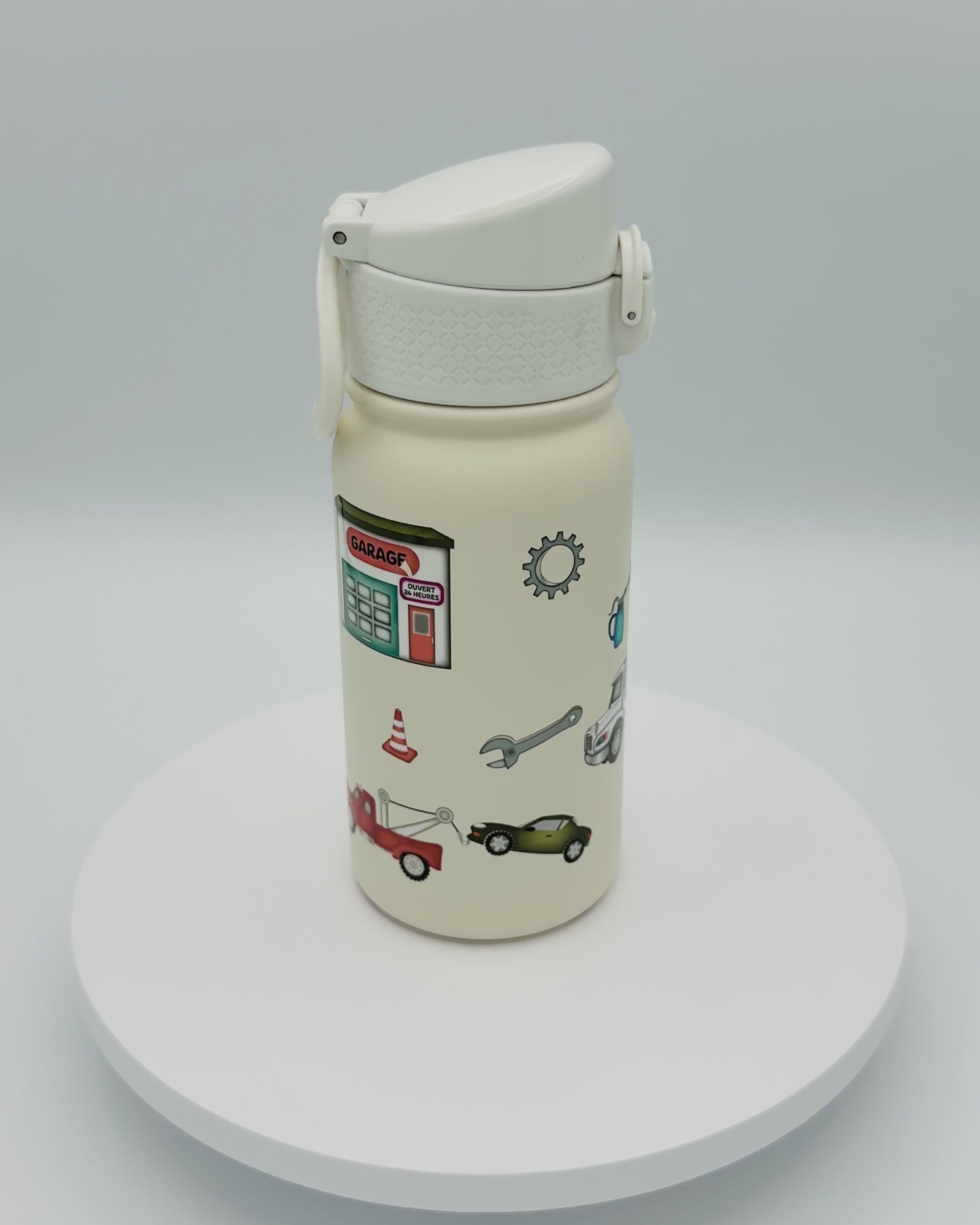 Child's 350 ml water bottle - Mechanics and broken cars