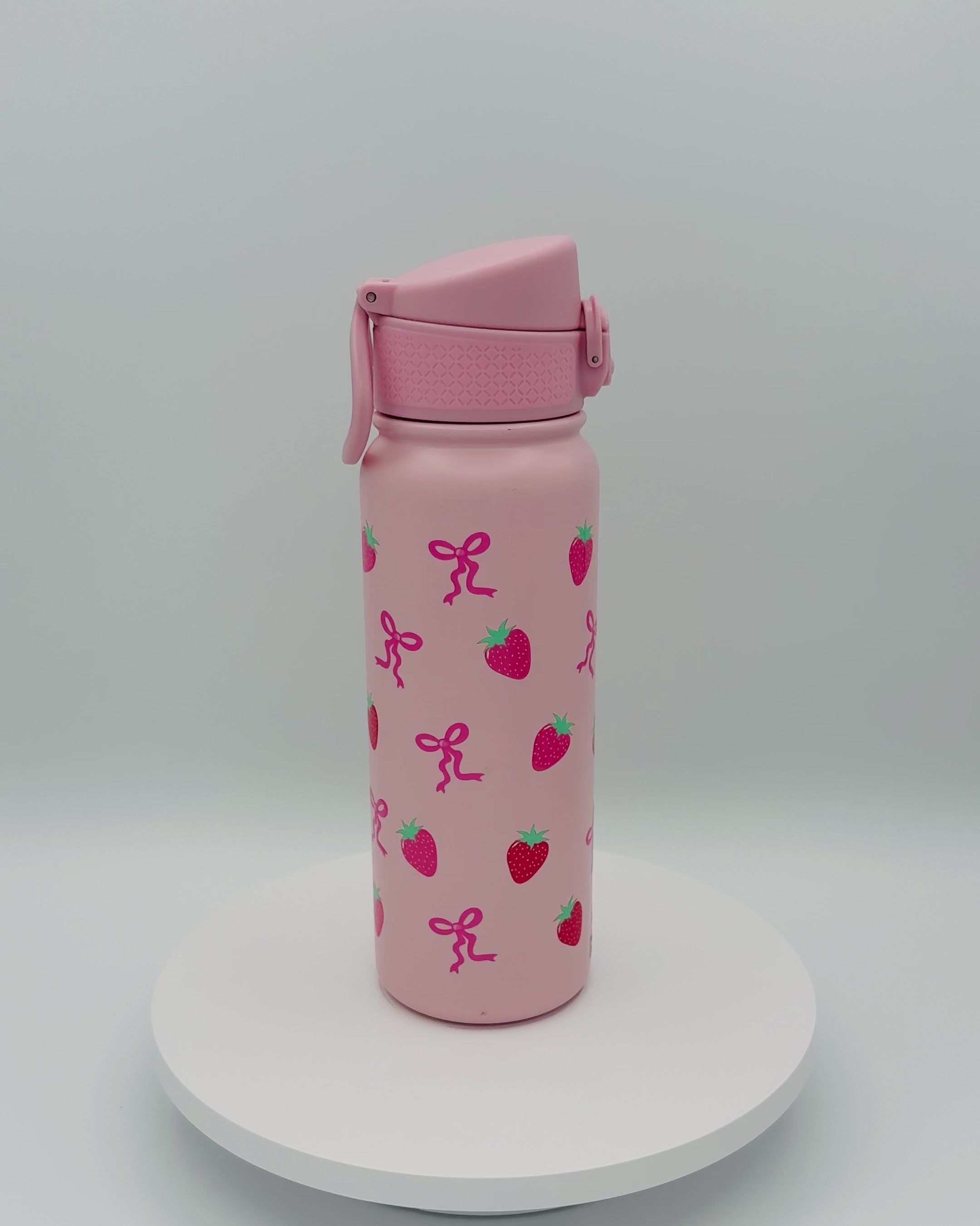 Bouteille d’eau 600 ml - Irrésistibles fraises et boucles