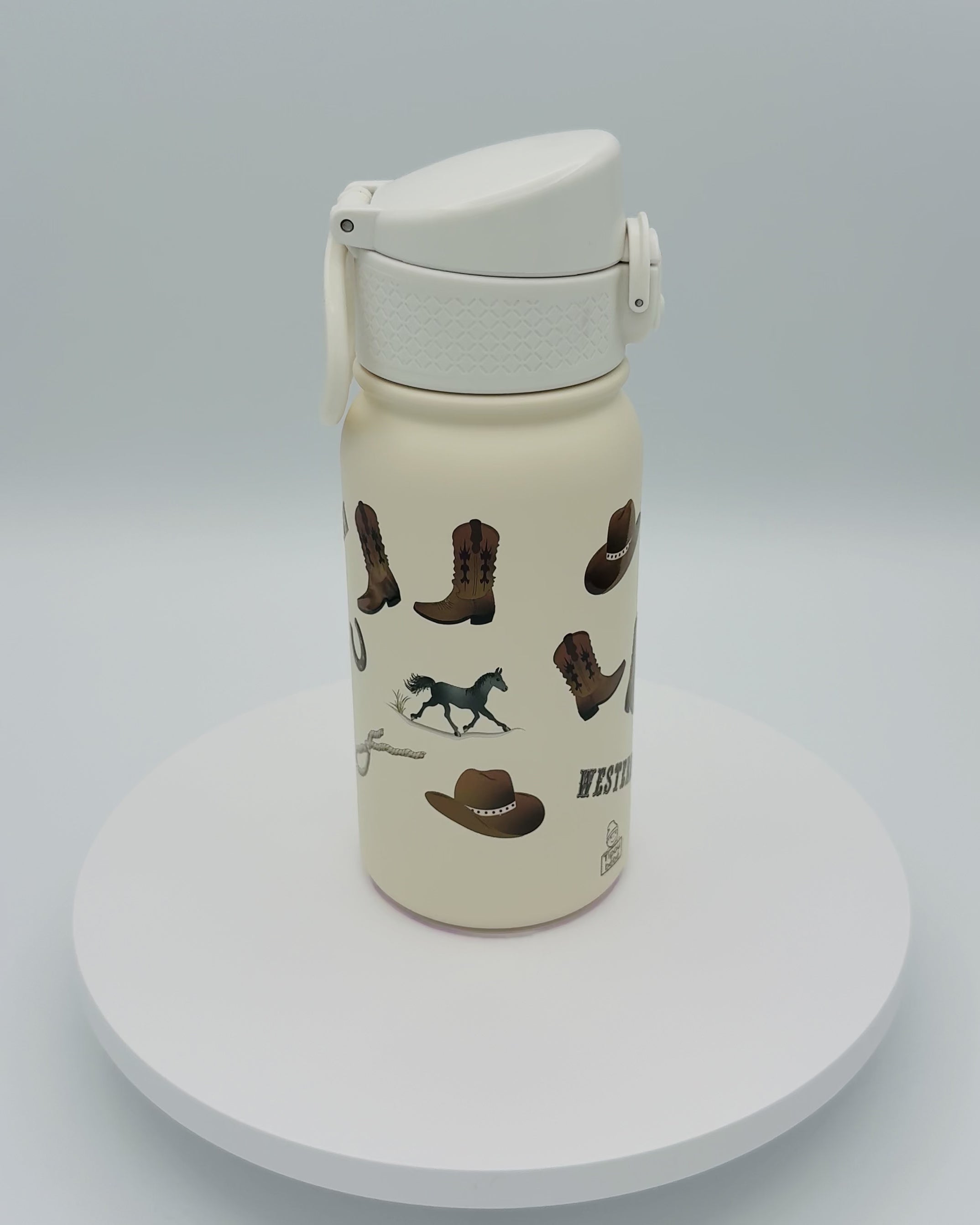 350 ml children's water bottle - Western cream