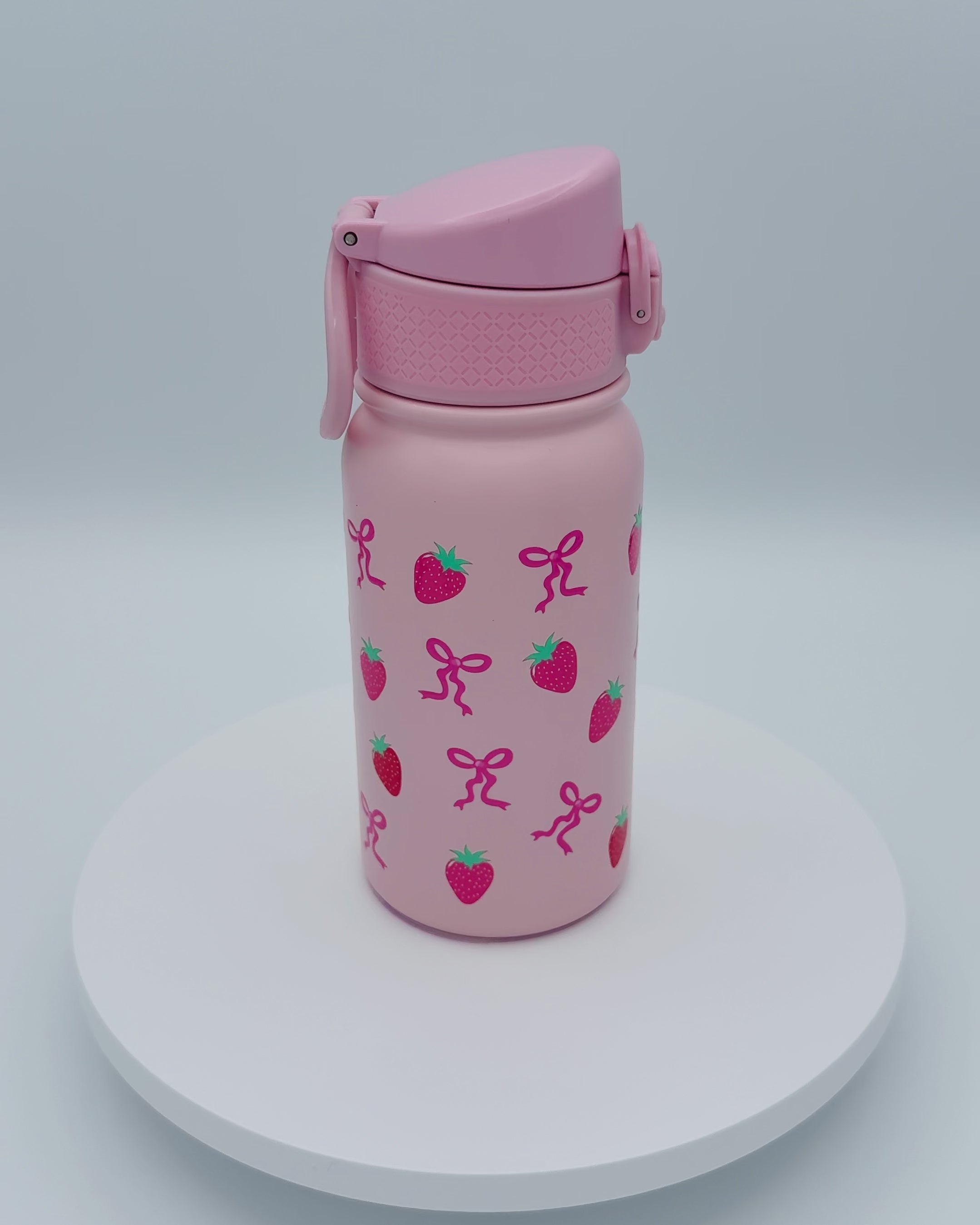 Kids' water bottle 350 ml - Irresistible strawberries and curls