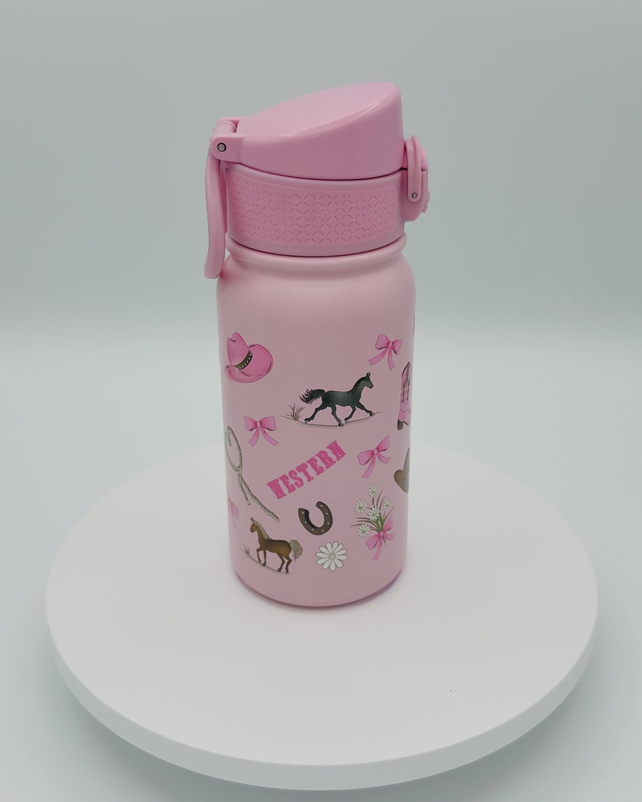 Children's water bottle 350 ml - Western rose
