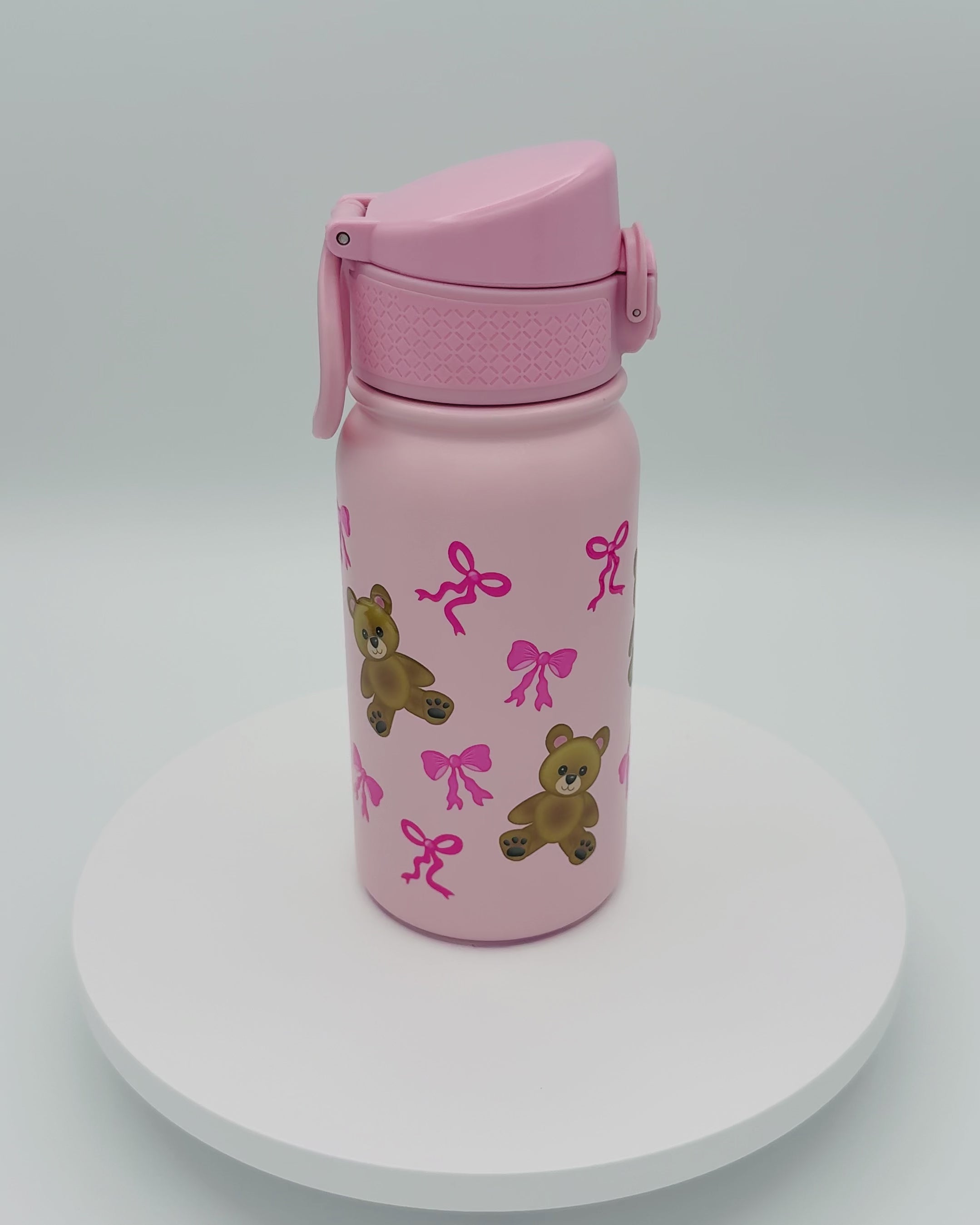 Children's water bottle 350 ml - Curly Teddy Bears