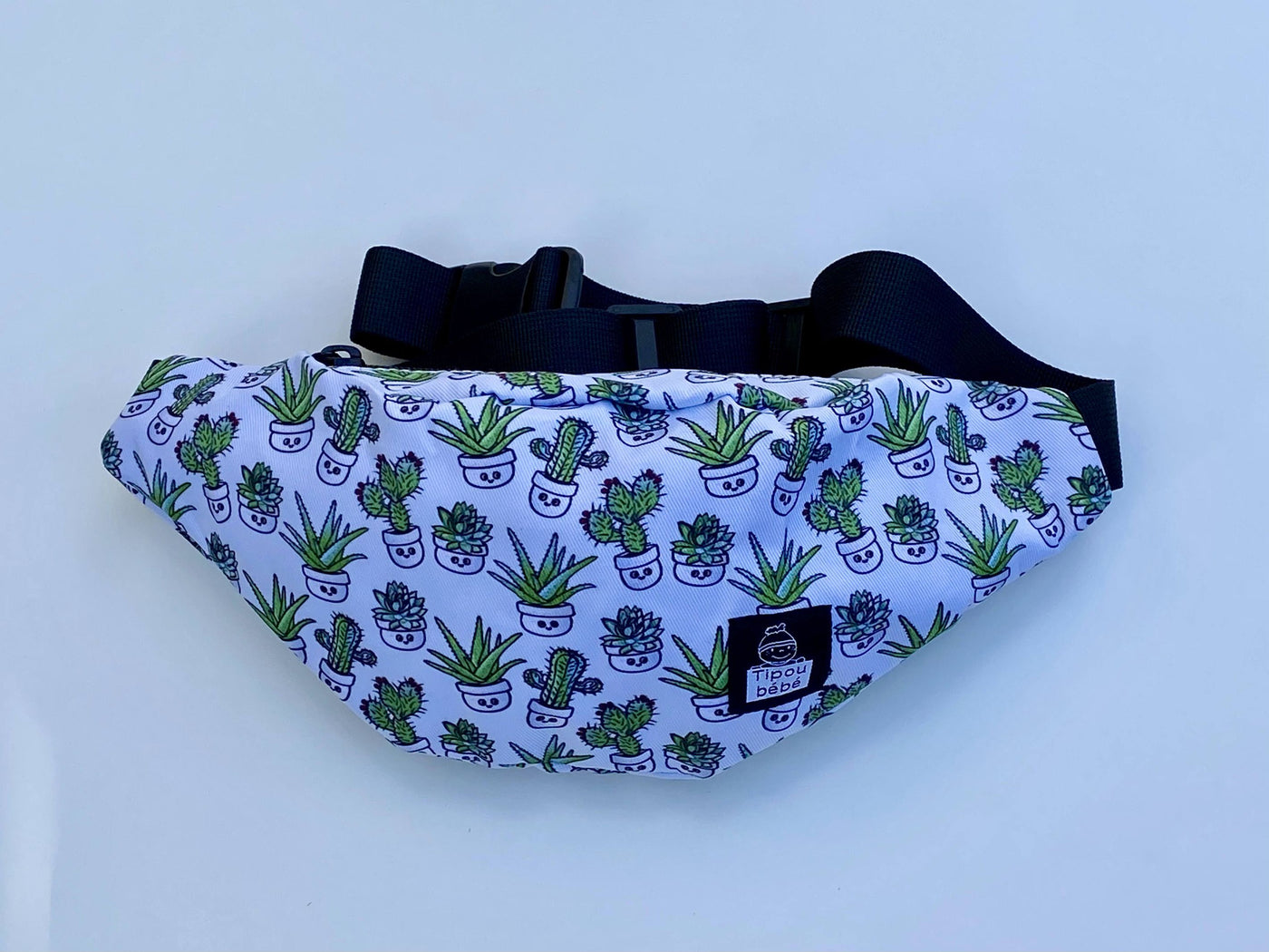 Fanny pack:soft sage green cactus