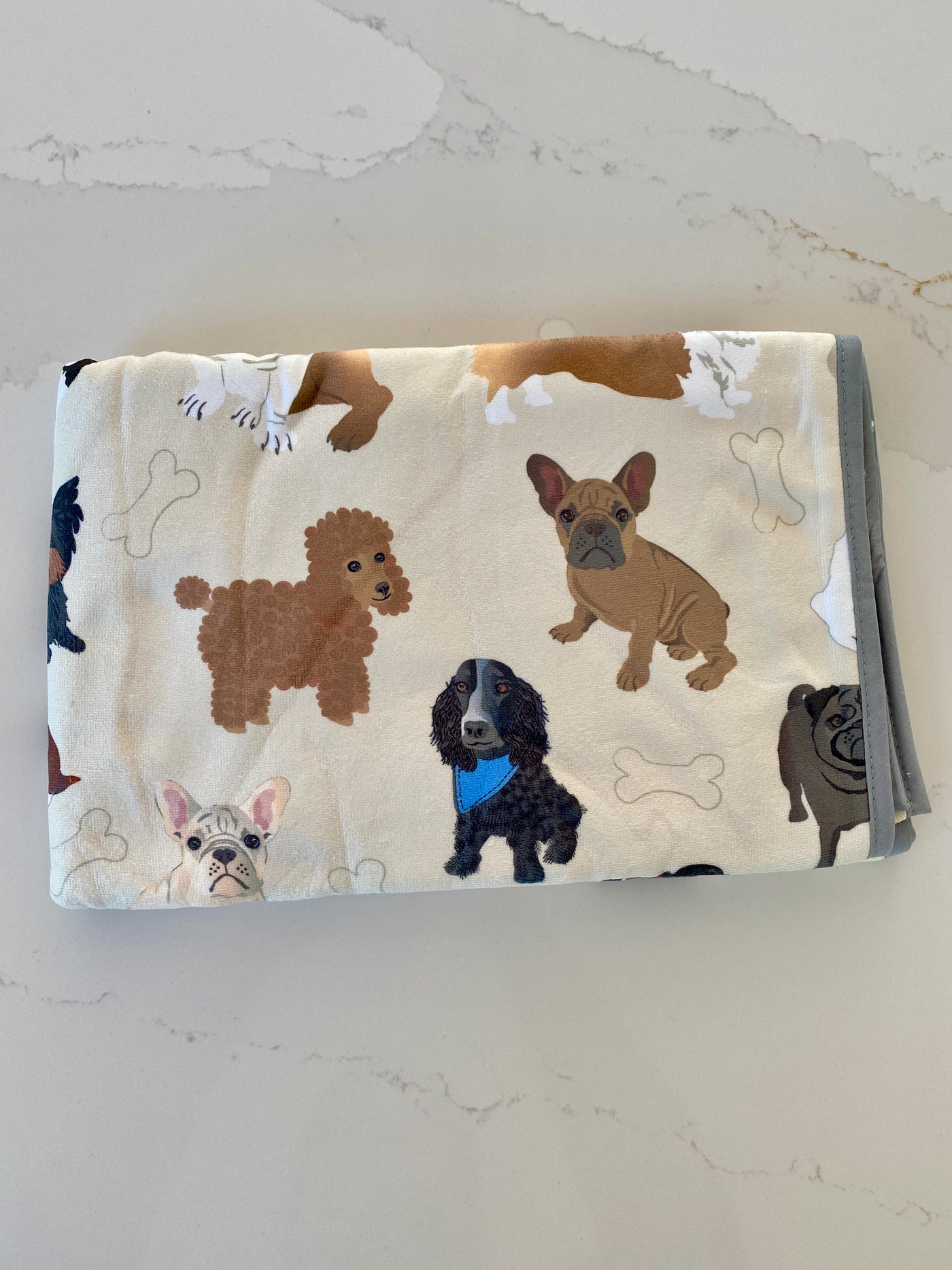Kid Towel : Little Dogs Lover (Almond)