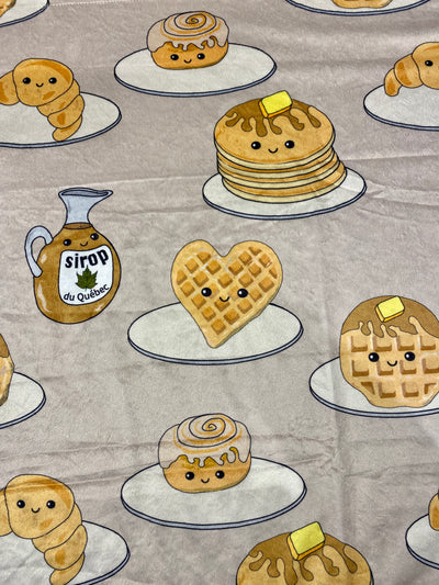 Baby blanket: Delicious Pancakes with Maple Syrup