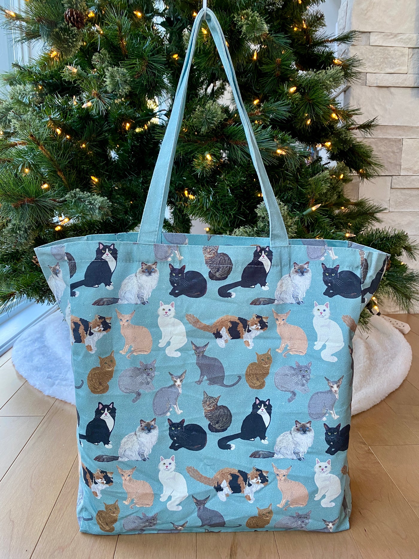 Illustrated Tote Bag: My cat friends