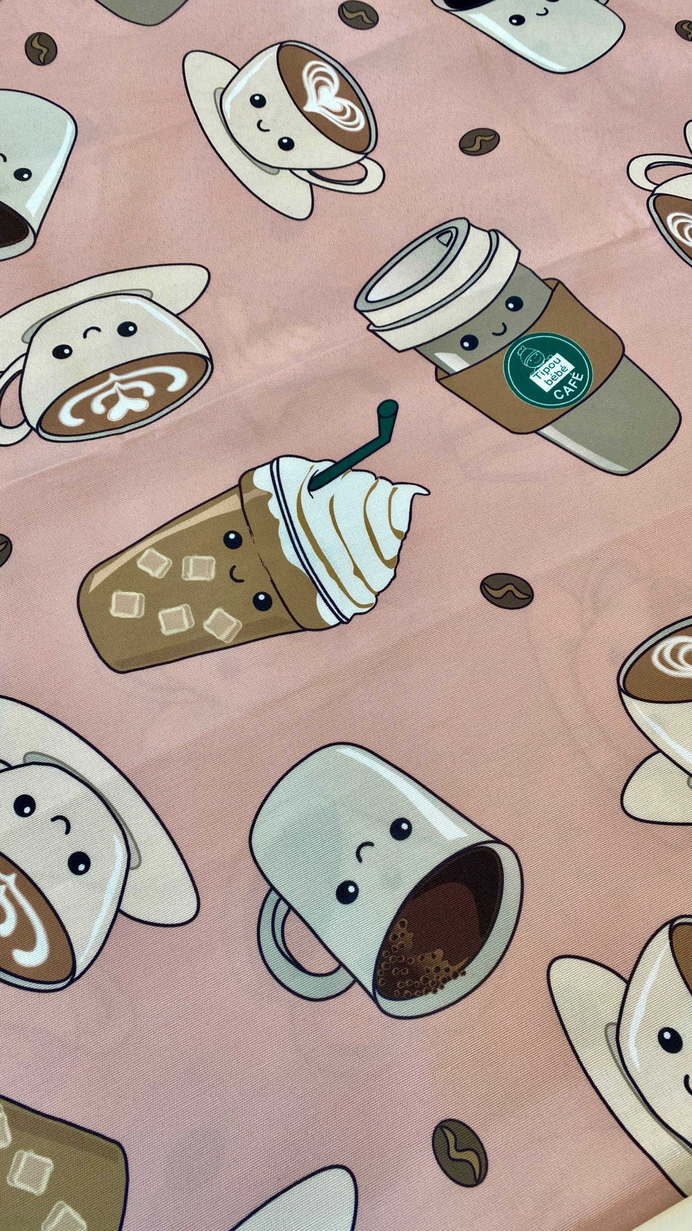 Waterproof Tablecloth (2 sizes option) : Tipou Bébé Coffee Shop