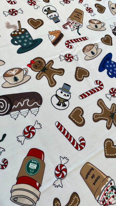 Waterproof Tablecloth (2 sizes option) : My Gingerbread Friends