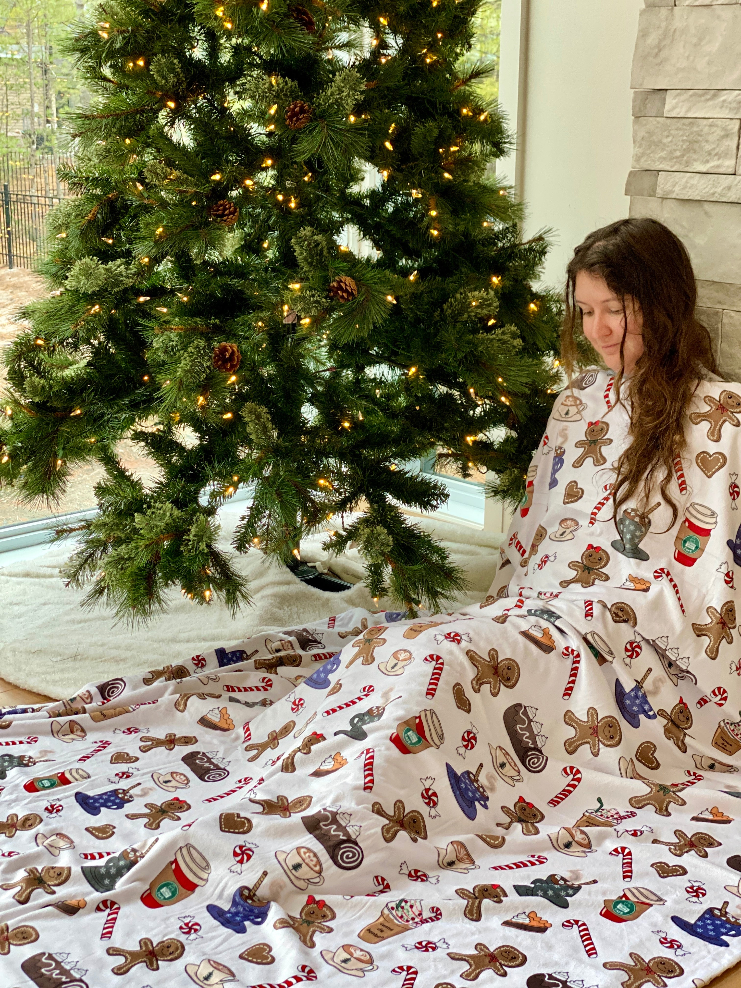 Giant blanket: My Gingerbread Friends