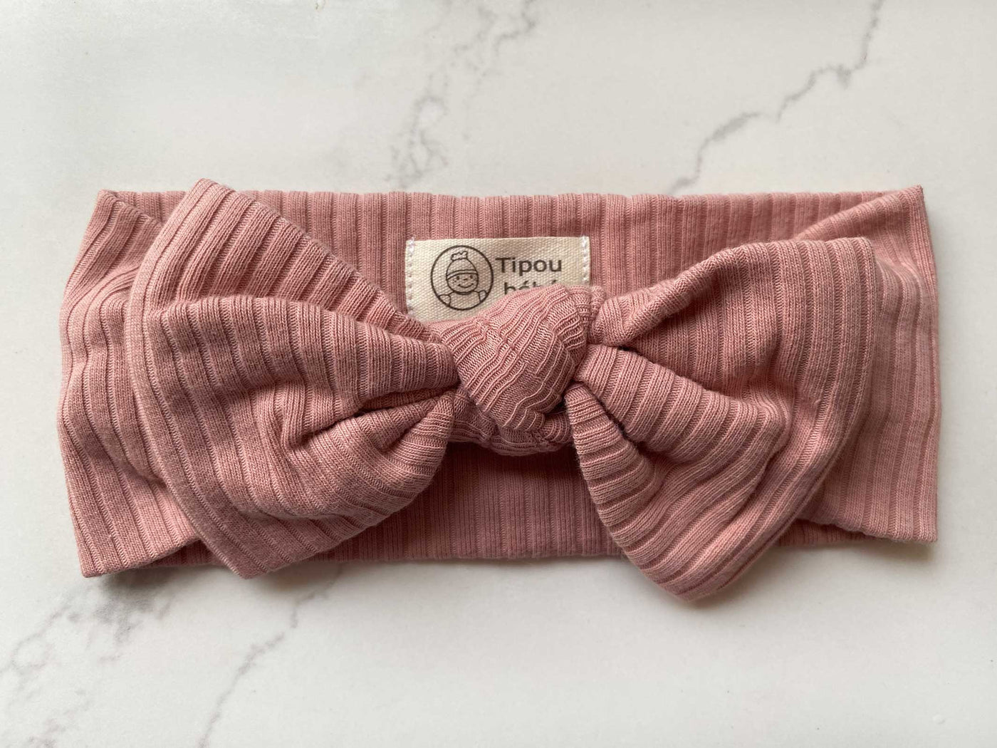 Headband with bow for baby of 0-6 months