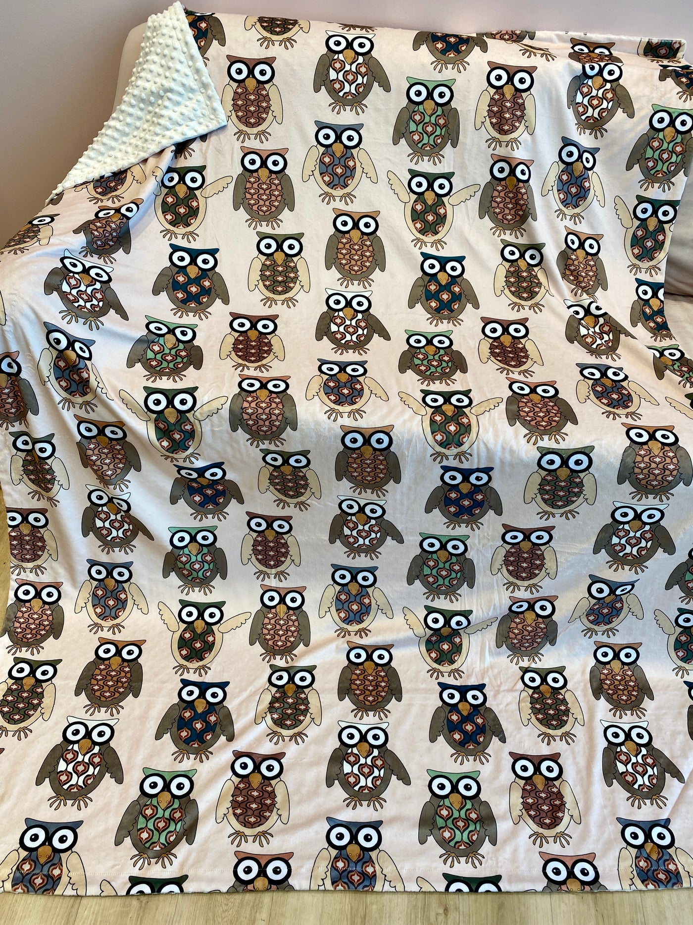 Giant blanket: Hello Little Owls