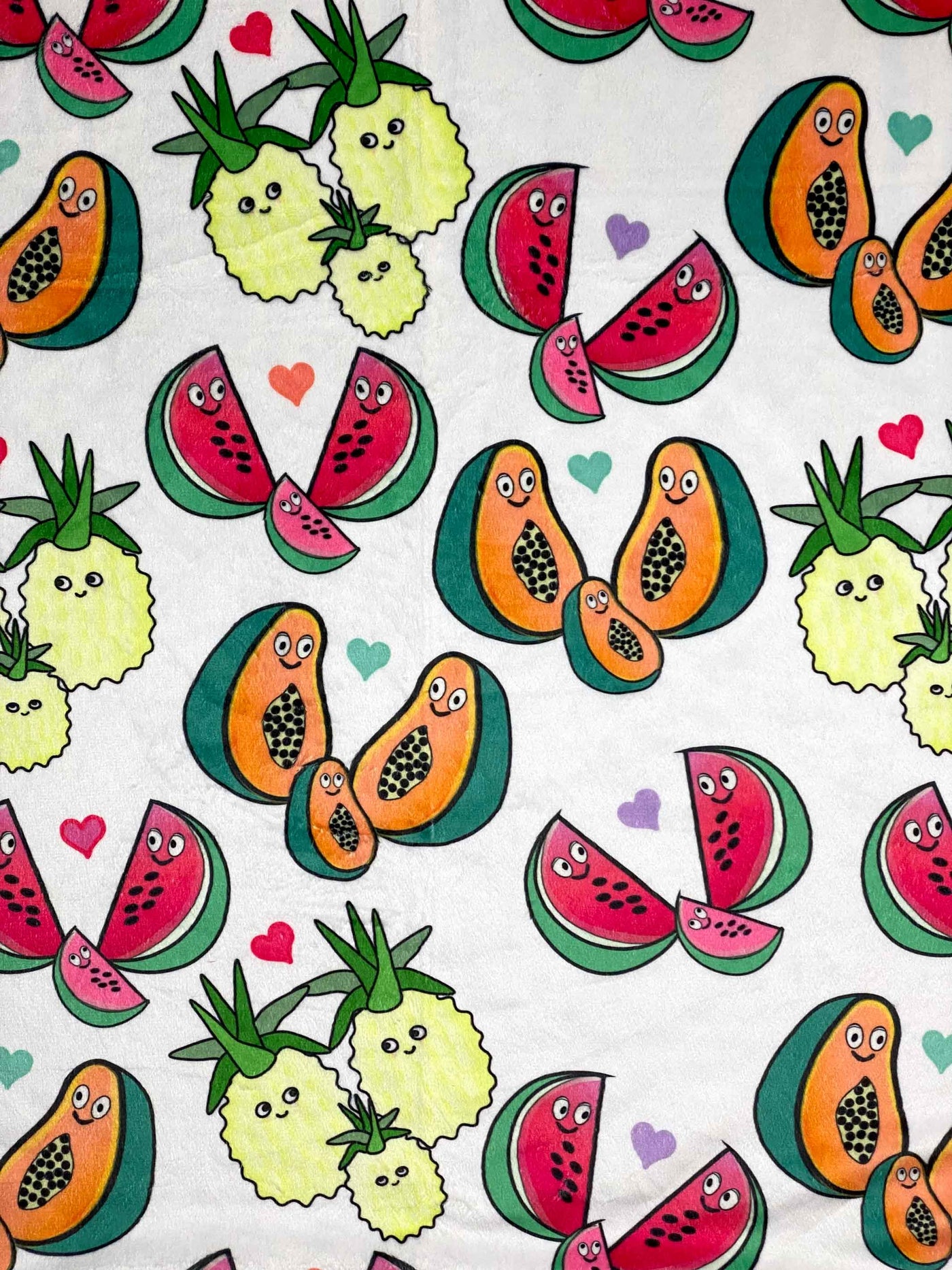 Baby Blanket: Happy Fruit Salad