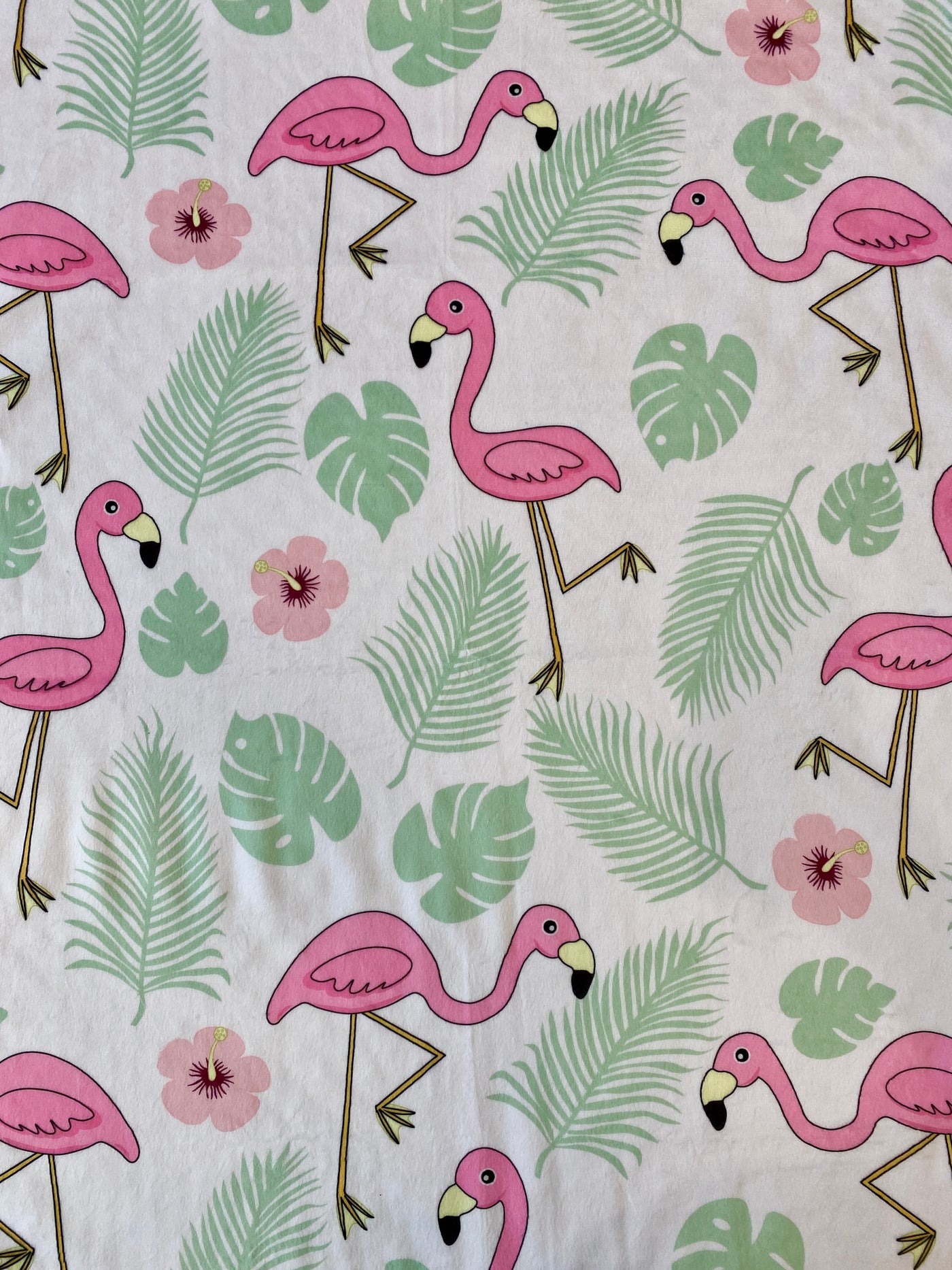 Baby blanket: Pink Flamingos