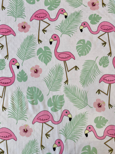 Baby blanket: Pink Flamingos