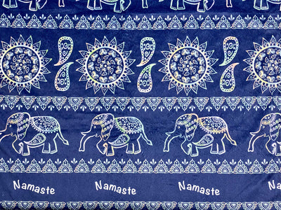 Couverture de bébé : Éléphant Tie Die Namaste